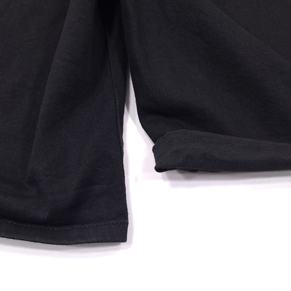 St. John's Bay Women's Black Denim Bermuda Shorts Secretly Slender Plus - Sz 20W - Picture 2 of 7